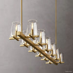 Pauillac Classic Glass Linear Chandelier 60"