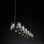 Pauillac Classic Glass Linear Chandelier 60"