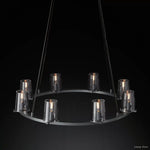 Pauillac Classic Glass Round Chandelier 36"