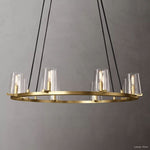 Pauillac Classic Glass Round Chandelier 36"