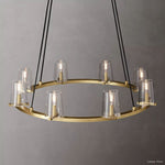 Pauillac Classic Glass Round Chandelier 36"