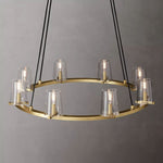 Pauillac Glass Round Chandelier 36"