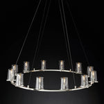 Pauillac Classic Glass Round Chandelier 48"