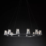 Pauillac Classic Glass Round Chandelier 48"