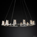 Pauillac Classic Glass Round Chandelier 48"