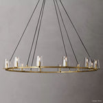 Pauillac Classic Glass Round Chandelier 60"