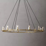 Pauillac Glass Round Chandelier 60"