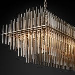 Emile Rectangular Chandelier 54"