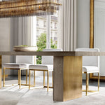 Emile Staggered Form Rectangular Chandelier 54"