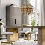 Emile Staggered Form Round Chandelier 24"
