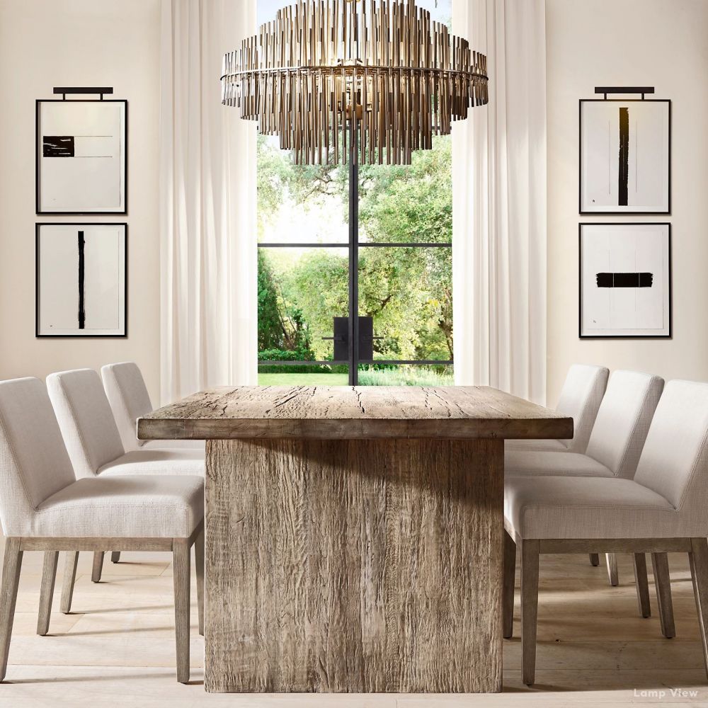 Emile Staggered Form Round Chandelier 24"
