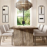 Emile Staggered Form Round Chandelier 42"