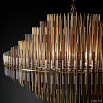 Emile Staggered Form Round Chandelier 42"