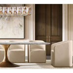 Harlow Chiseled Crystal Rectangle Chandelier 42"