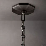 Mirello Prismed Crystal Round Chandelier 48"