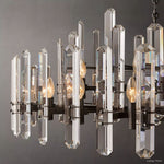 Mirello Prismed Crystal Round Chandelier 24"