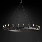 Camino Vintage Structural Round Chandelier 50"