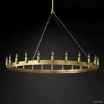 Camino Vintage Structural Round Chandelier 50"