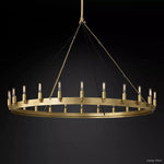 Camino Vintage Structural Round Chandelier 50"