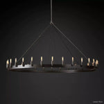 Camino Vintage Structural Round Chandelier 63"