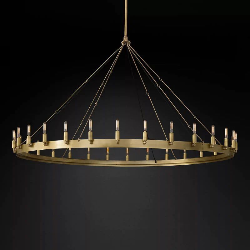 Camino Round Chandelier 63"