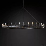 Camino Vintage Structural Round Chandelier 73"