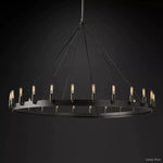 Camino Vintage Structural Round Chandelier 50"