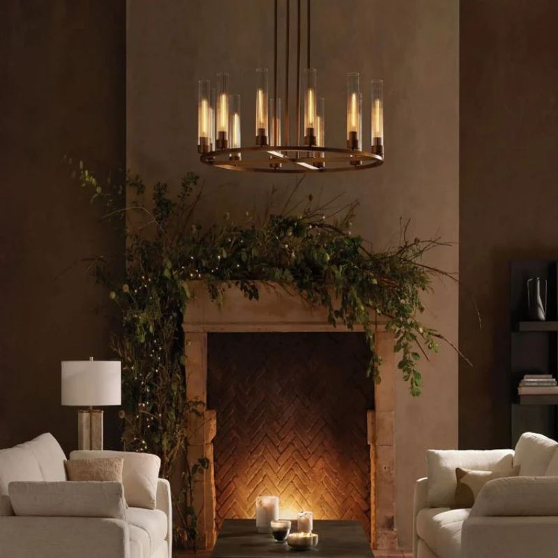Cand Round Chandelier - Lamplives