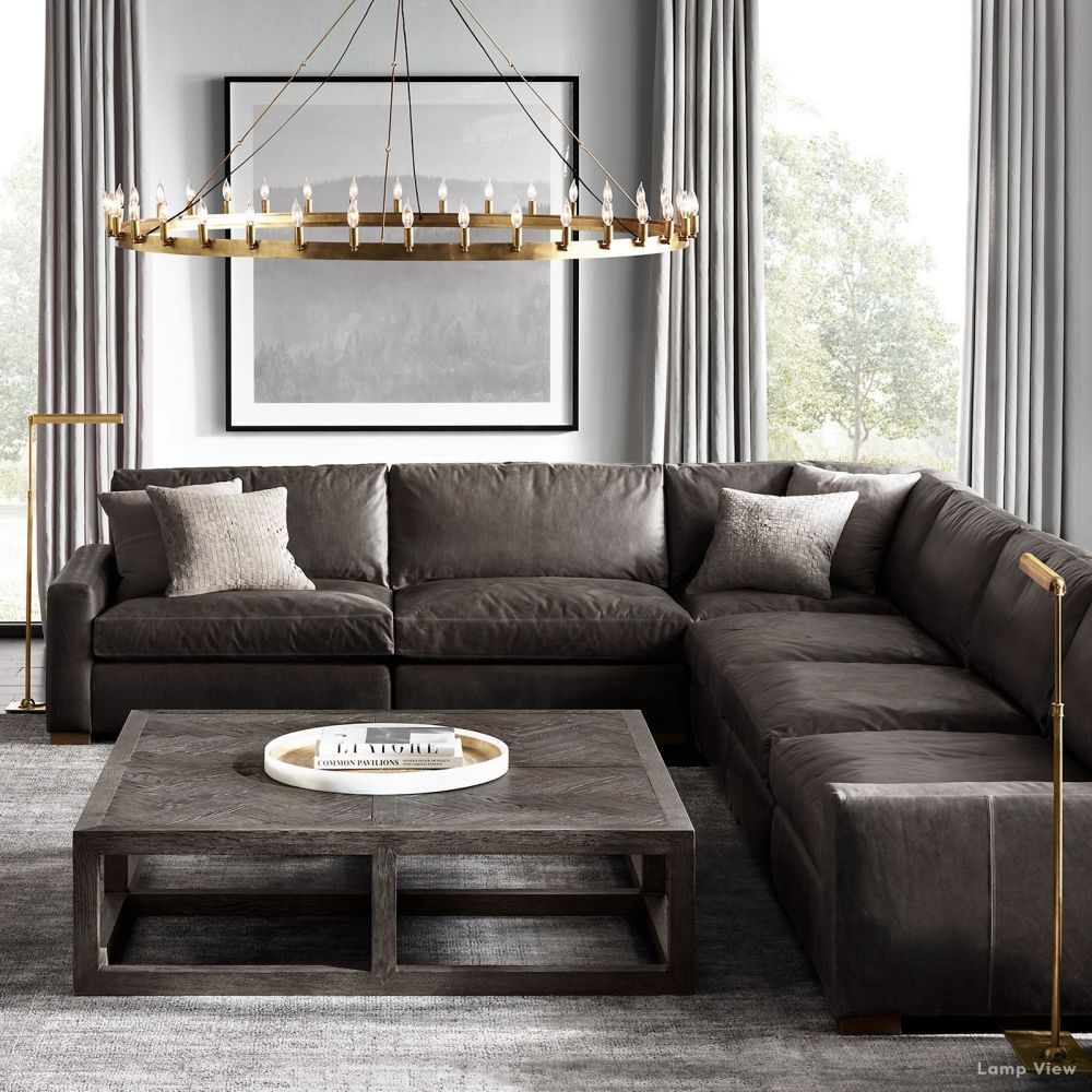 Camino Vintage Structural Round Chandelier 63"