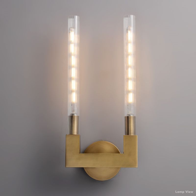 Cannele Beaux Arts Double Wall Sconce