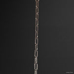 Cascada Tube Crystal Rectangular Chandelier 54"