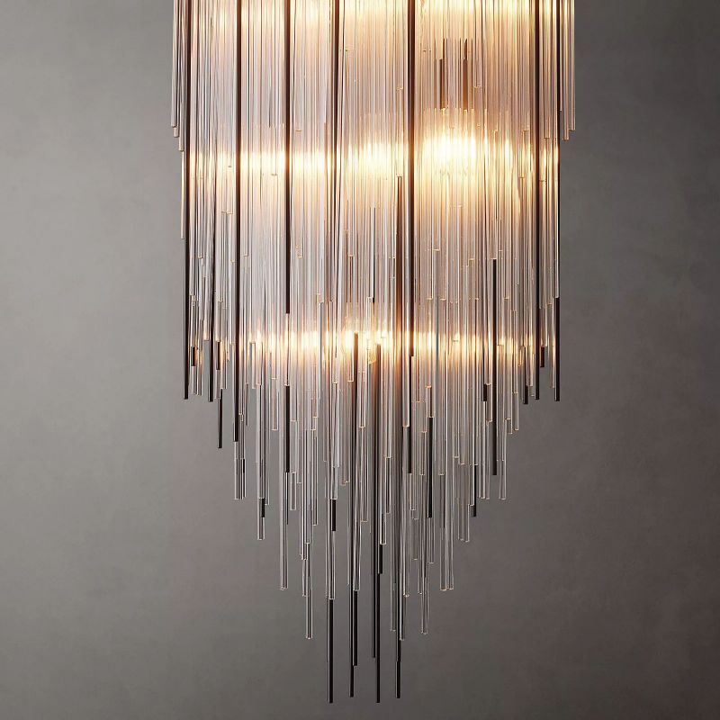 Cascada Square Chandelier 30"