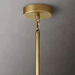 Chiara Lustrous Glass Tiered Round Chandelier 62"