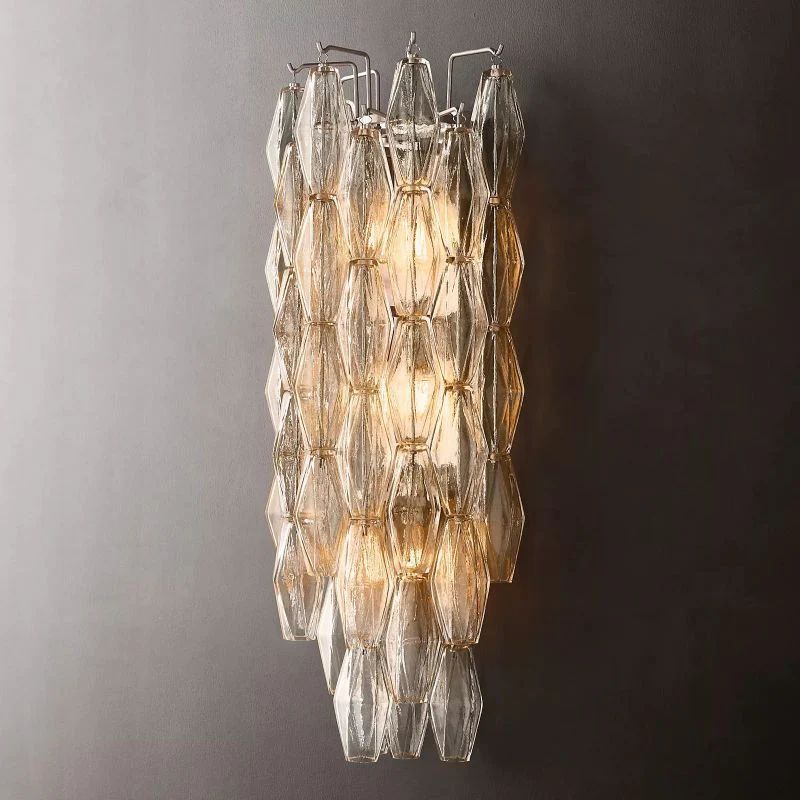 Chiara Lustrous Glass Grand Wall Sconce