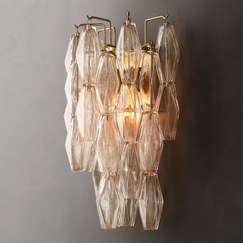 Chiara Lustrous Glass Wall Sconce