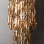 Chiara Lustrous Glass Grand Wall Sconce