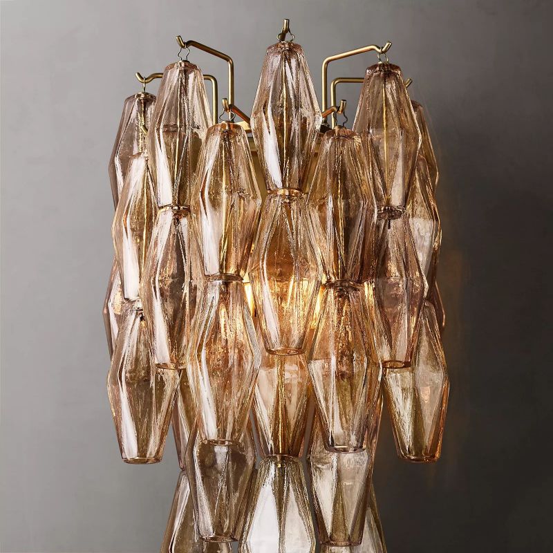 Chiara Lustrous Glass Wall Sconce
