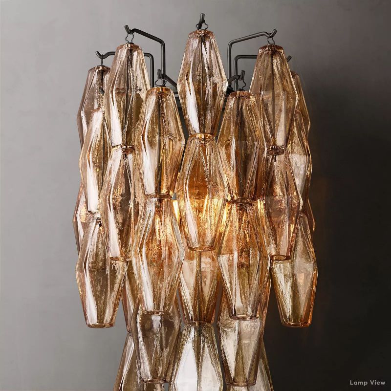 Chiara Lustrous Glass Wall Sconce