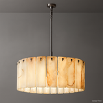 Calamette Diffused Onyx Round Chandelier 36"