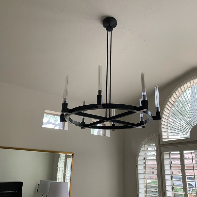 Cannele Beaux Arts Round Chandelier 36"