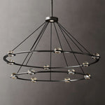 Eclatant Two-Tier Round Chandelier 60"