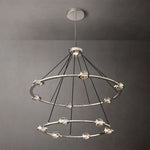 Eclatant Two-Tier Round Chandelier 48"