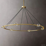 Eclatant Inset Crystal Round Chandelier 60"