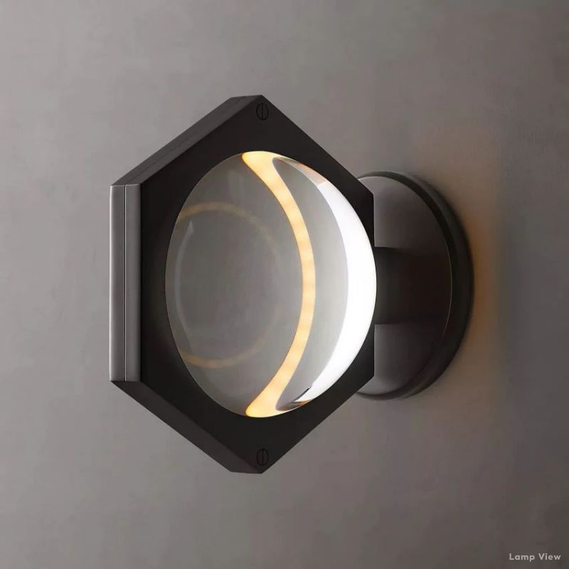 Eclatant Inset Crystal Wall Sconce