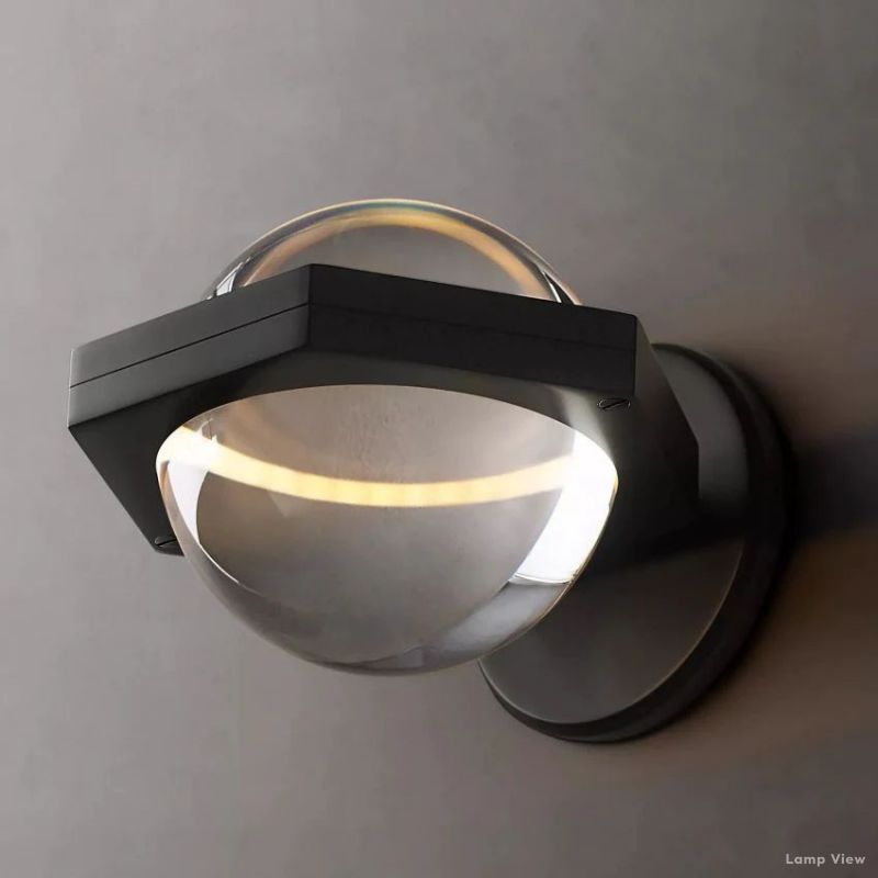 Eclatant Inset Crystal Wall Sconce