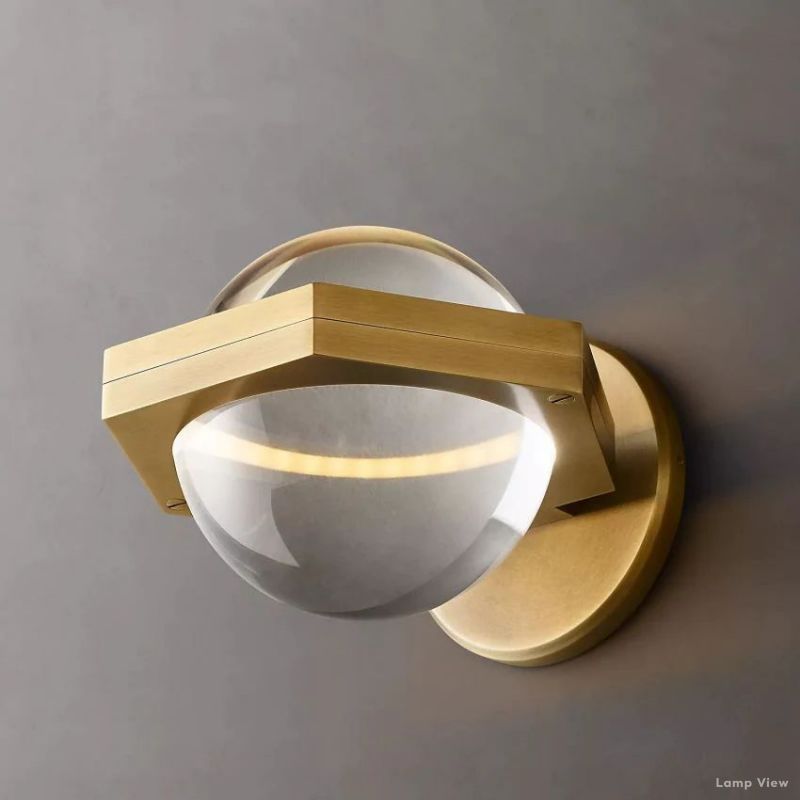 Eclatant Inset Crystal Wall Sconce