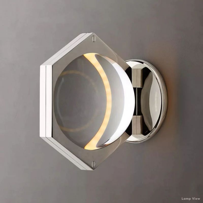 Eclatant Inset Crystal Wall Sconce