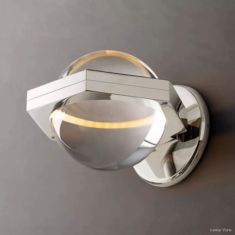 Eclatant Inset Crystal Wall Sconce