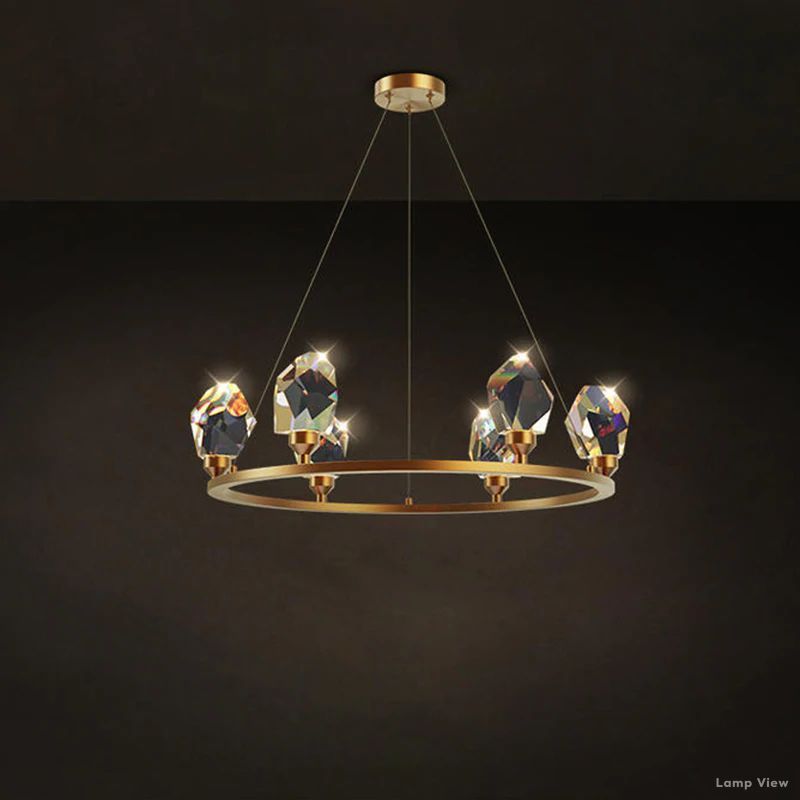 Angle Round Chandelier