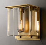 Savile Recessed Crystal Cube Wall Sconce